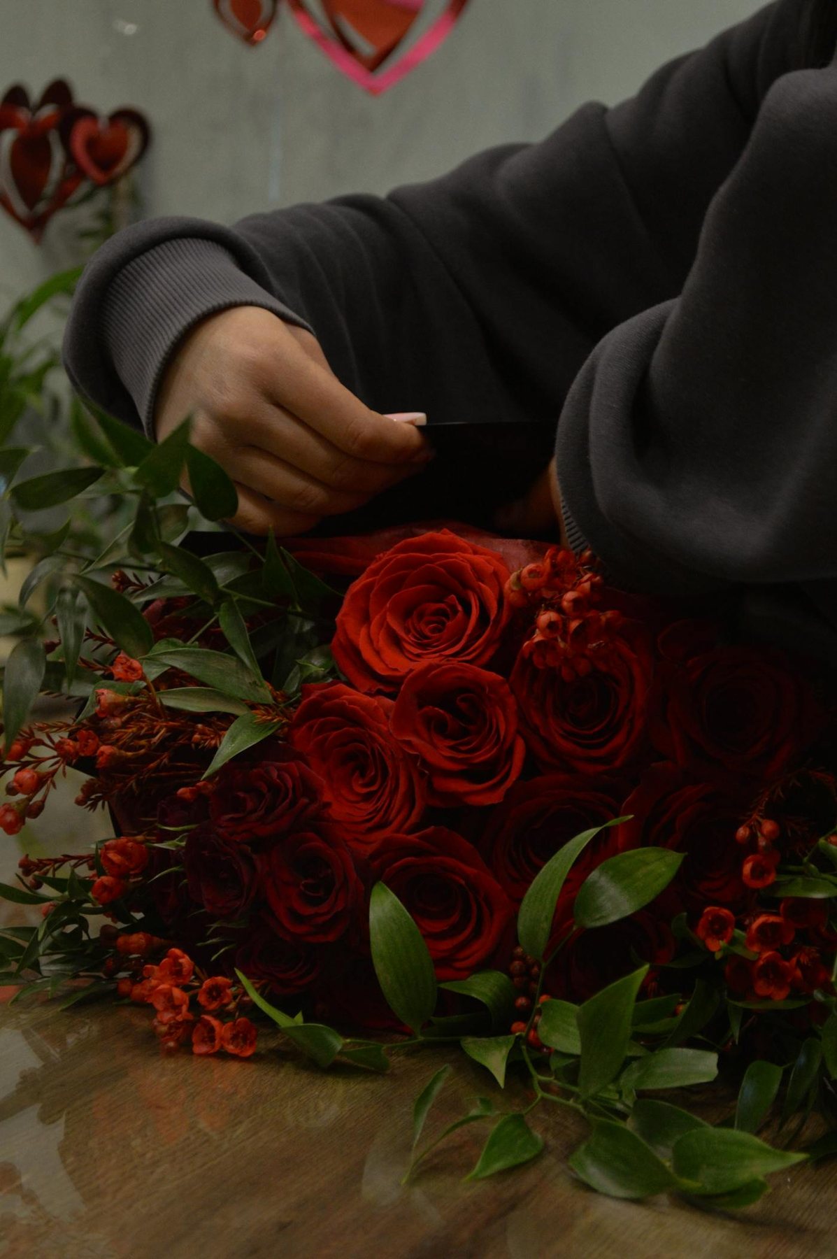 Seasonal event and brand floral display