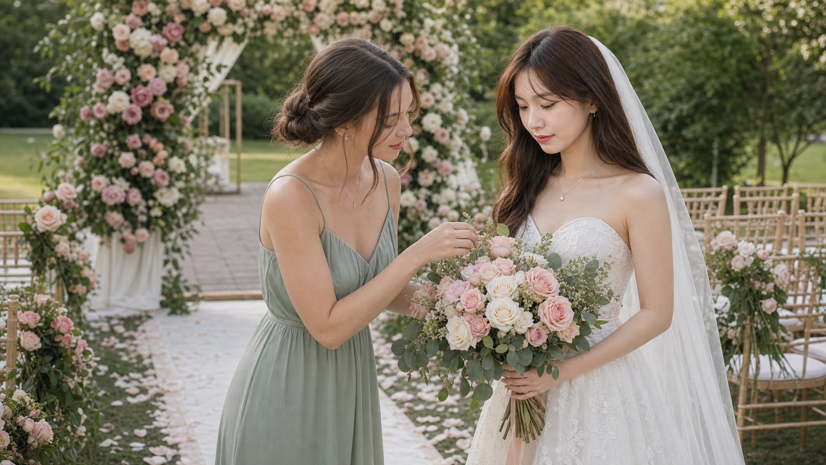 韩国婚礼花材组合方案